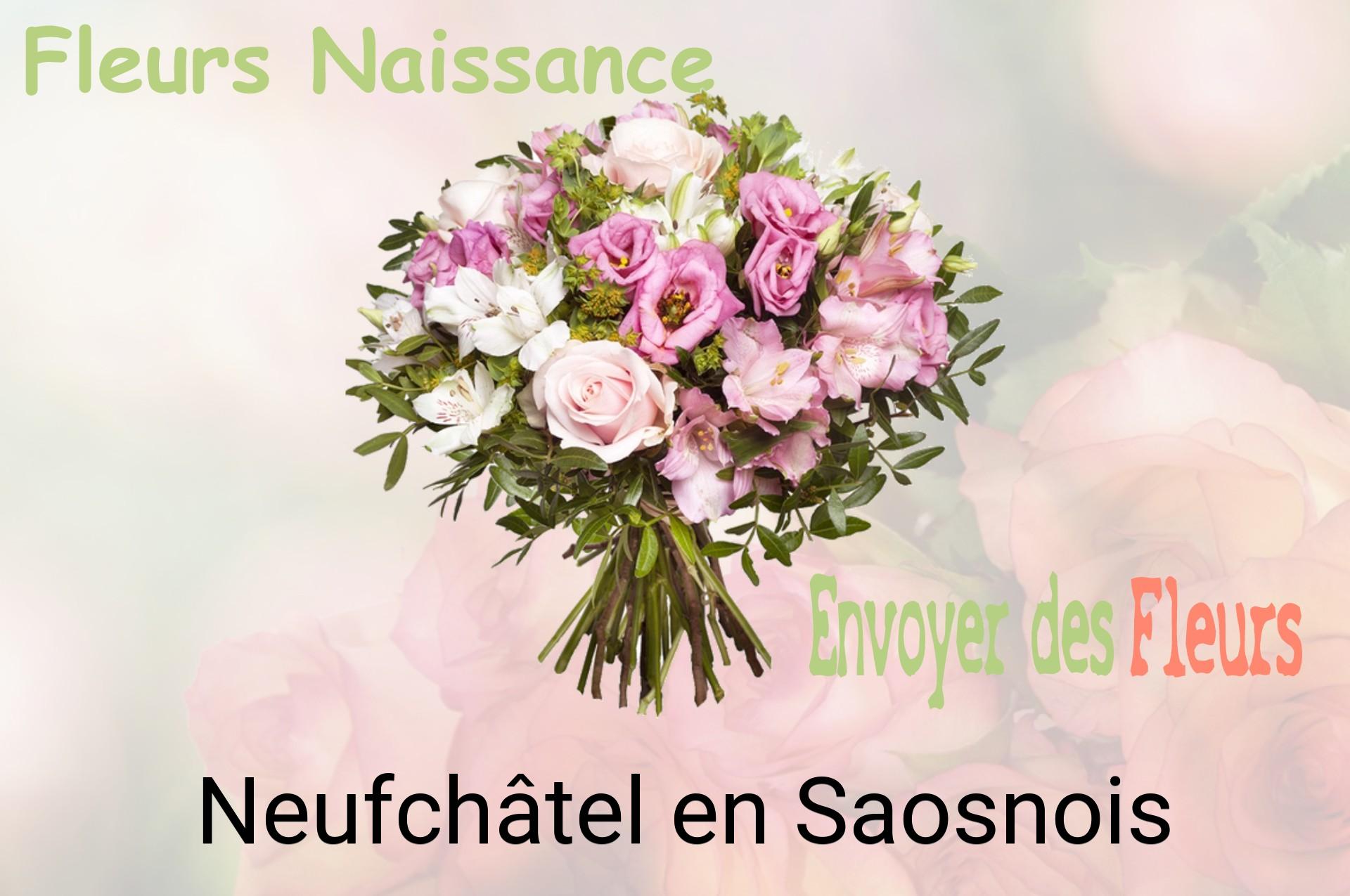 Bouquet de fleurs de naissance livré à Neufchâtel-en-Saosnois
